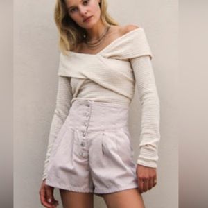 NWT Free People Marley Top in Oatmeal - Women’s Large